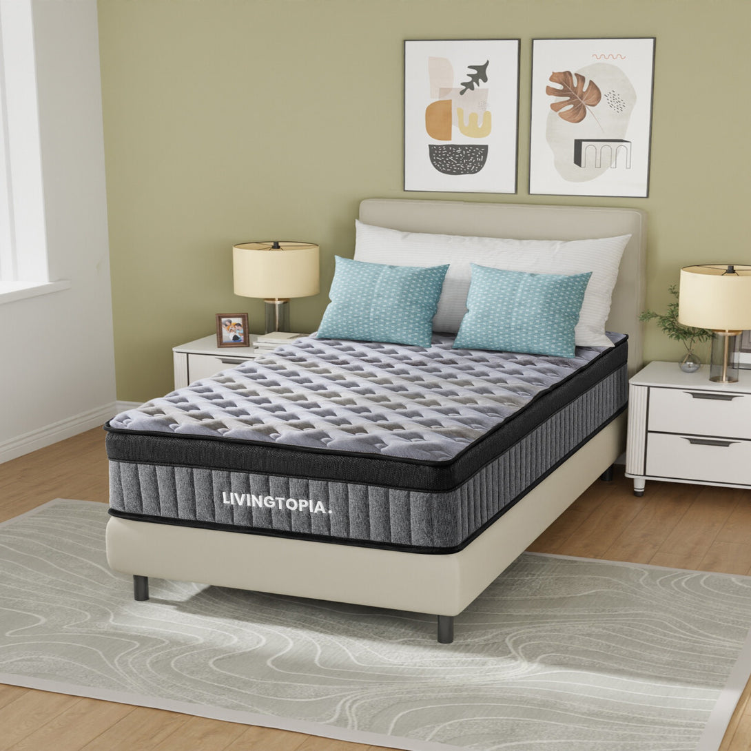 LivingTopia Hybrid Plus King Single Mattress