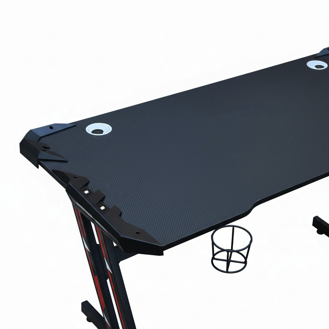 Vortex 120cm Gaming Desk - Carbon Black