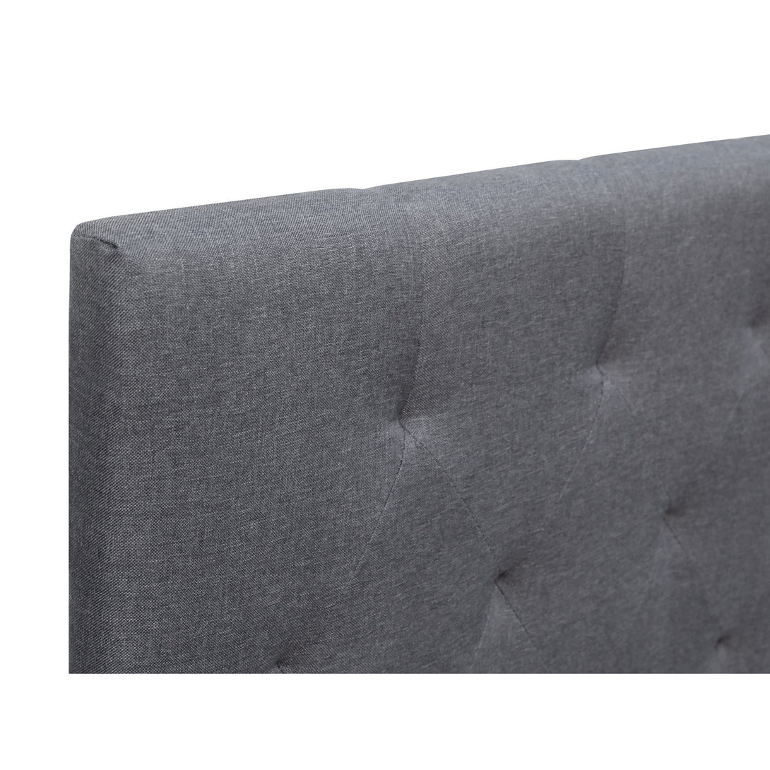 Blane Single Bed - Elegant Dark Grey Design