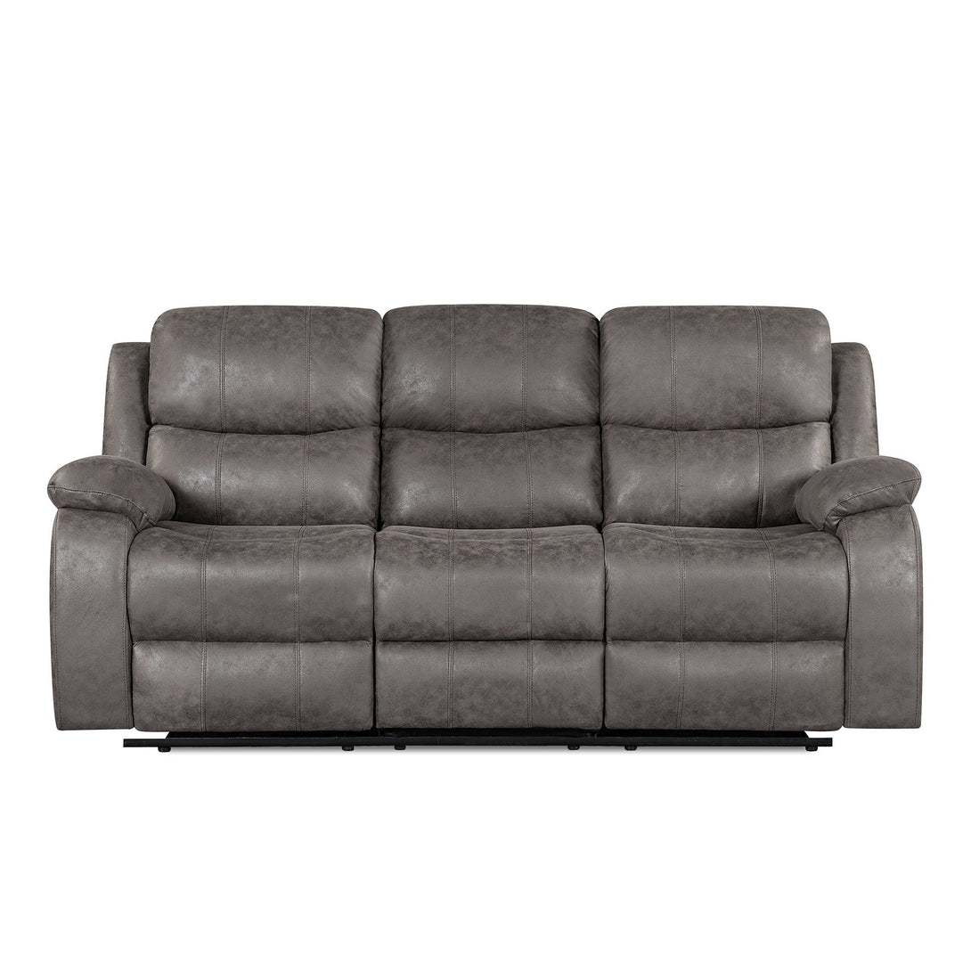 Wilson Manual 3 Seater Recliner Sofa - Brown