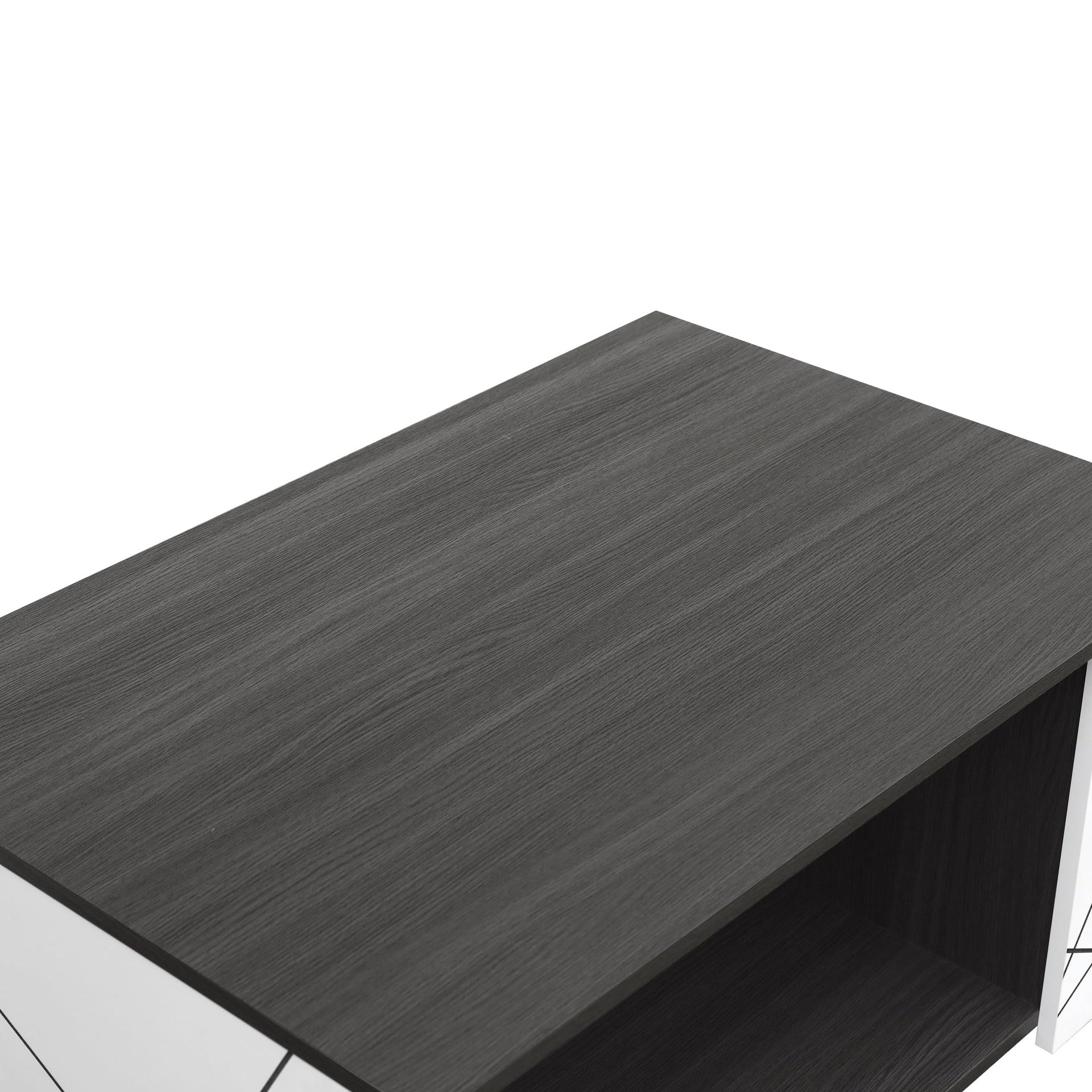 Dustin Coffee Table - Oak Grey & White Stylish Design
