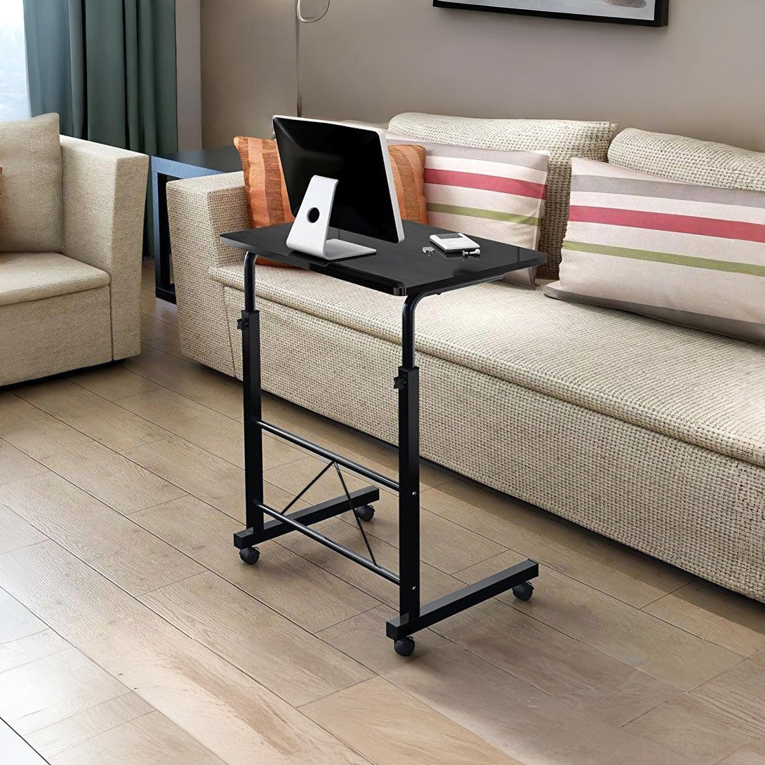 60 x 40cm Adjustable Laptop Stand Table - Black