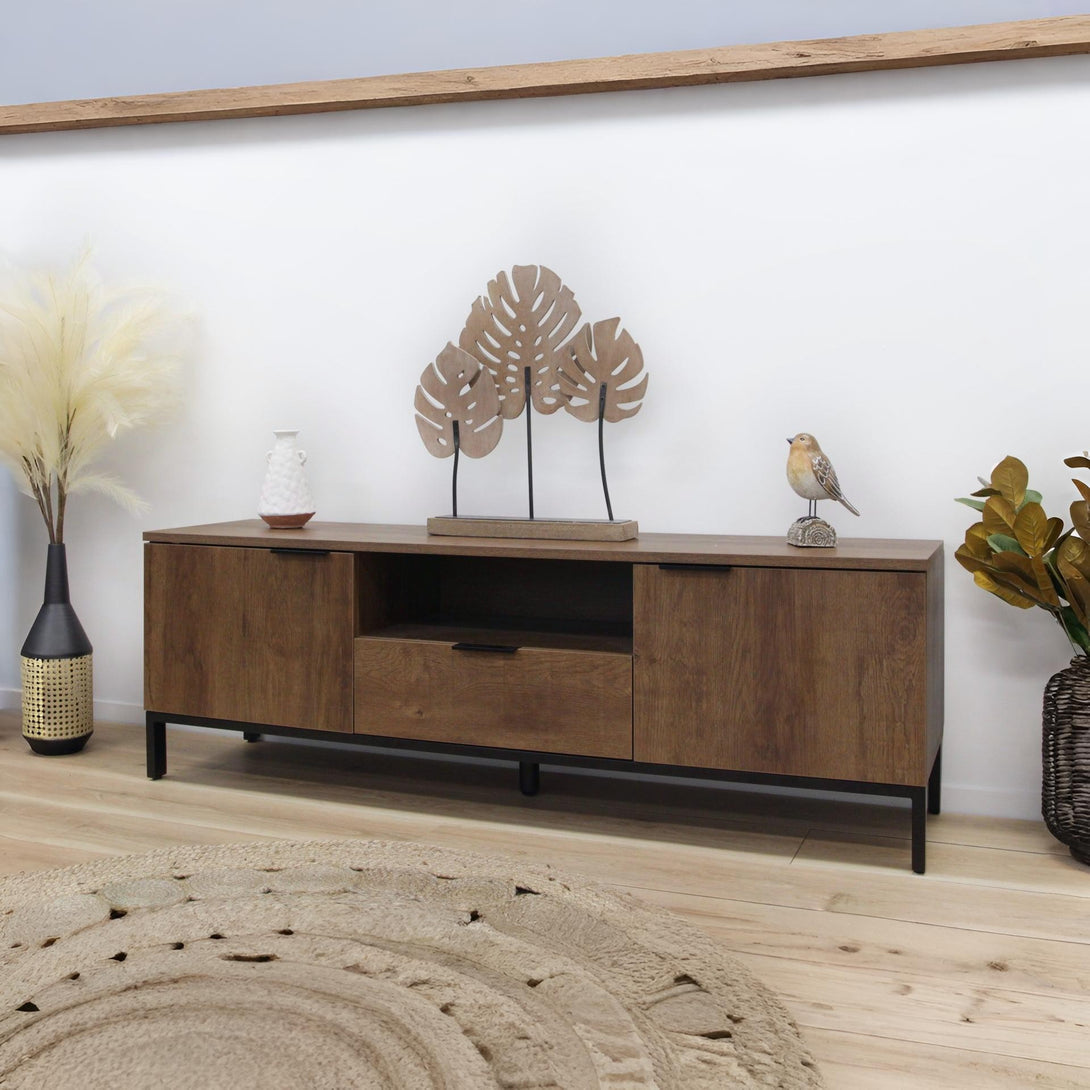 Ocala 1.5m Entertainment Unit - Walnut