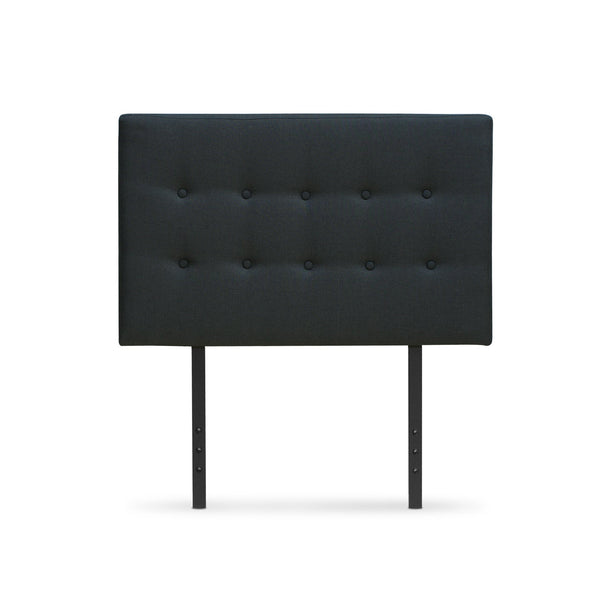 Susan King Single Fabric Upholstered Headboard - Black