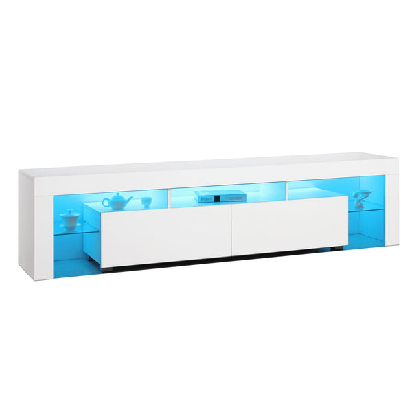 Arvada 2m LED Entertainment Unit - White