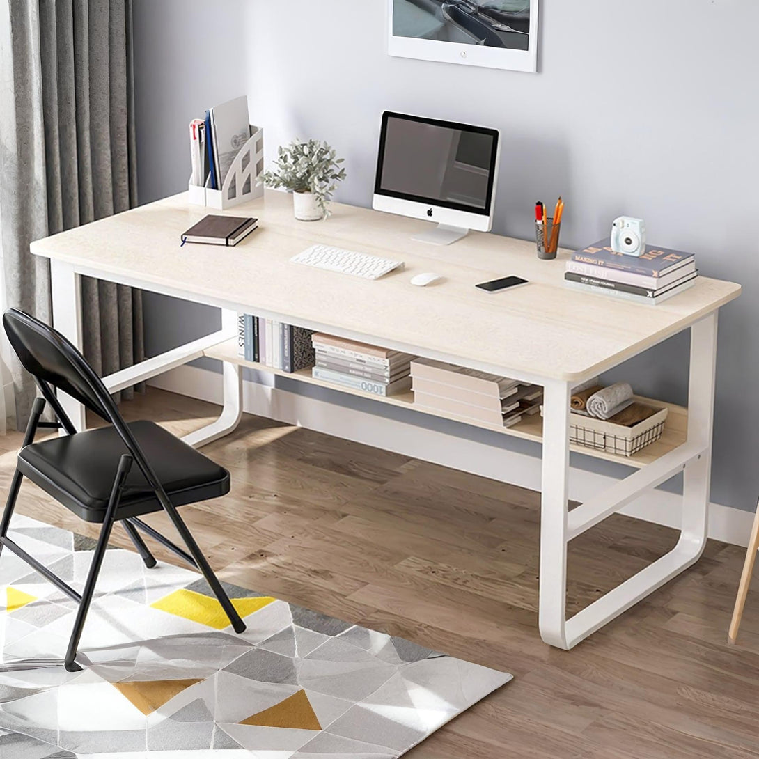 Andrea 140x60cm Computer Desk - White