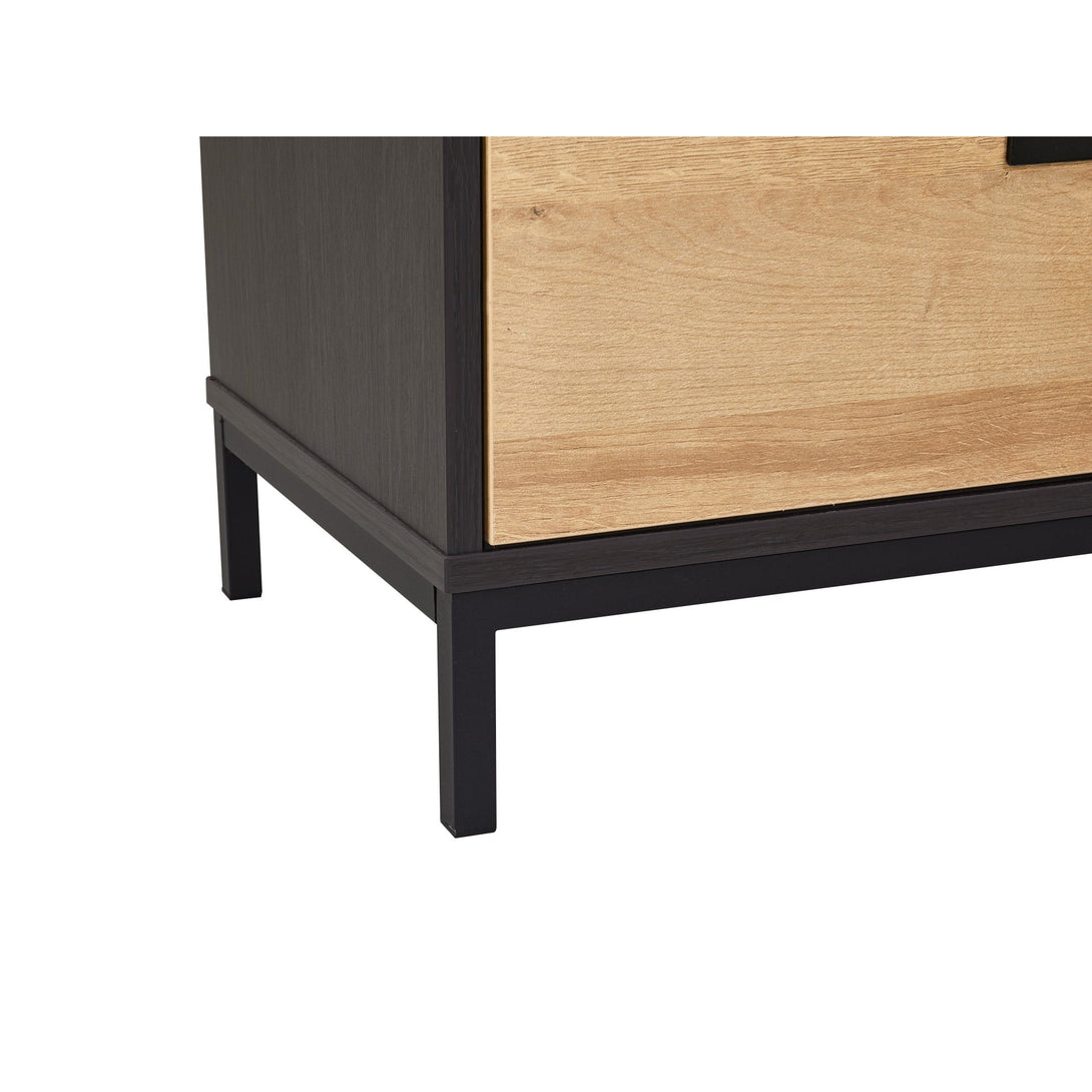 Morris Wooden Low Boy 6 Drawers - Oak