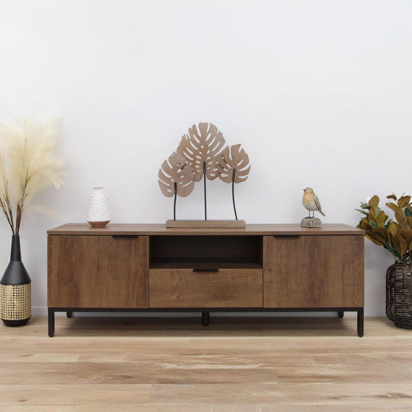 Ocala 1.5m Entertainment Unit - Walnut