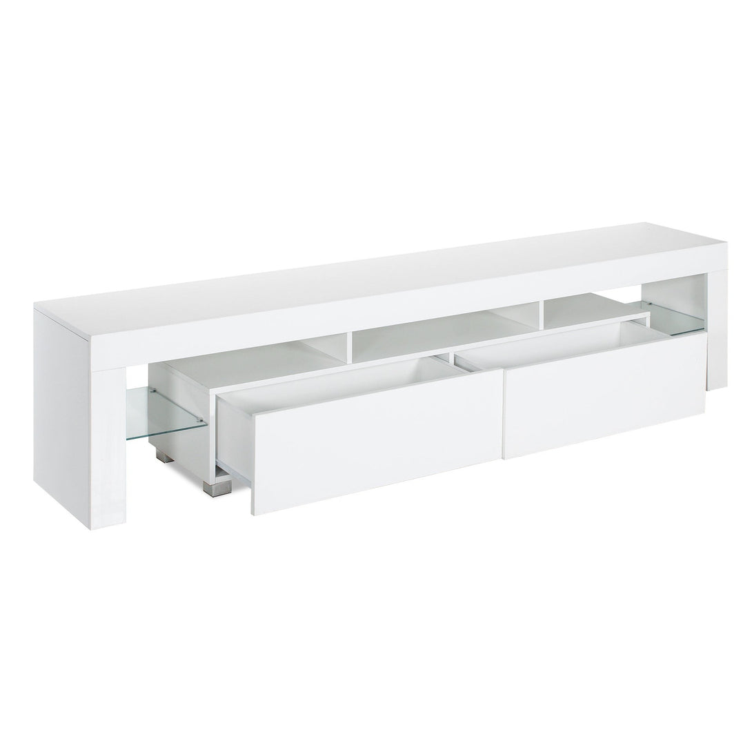 Arvada 2m LED Entertainment Unit - White