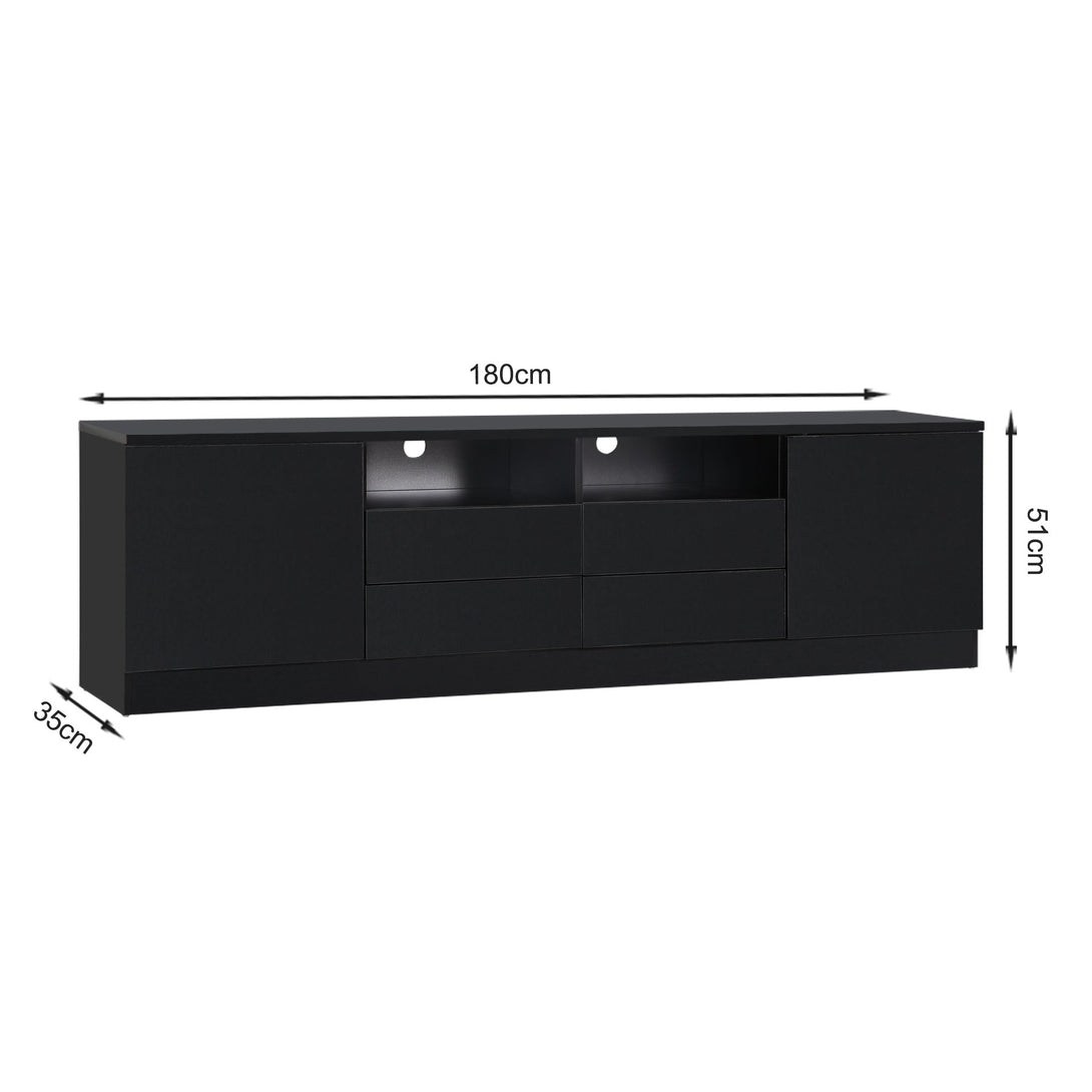 Antler 1.8m Entertainment Unit - Black