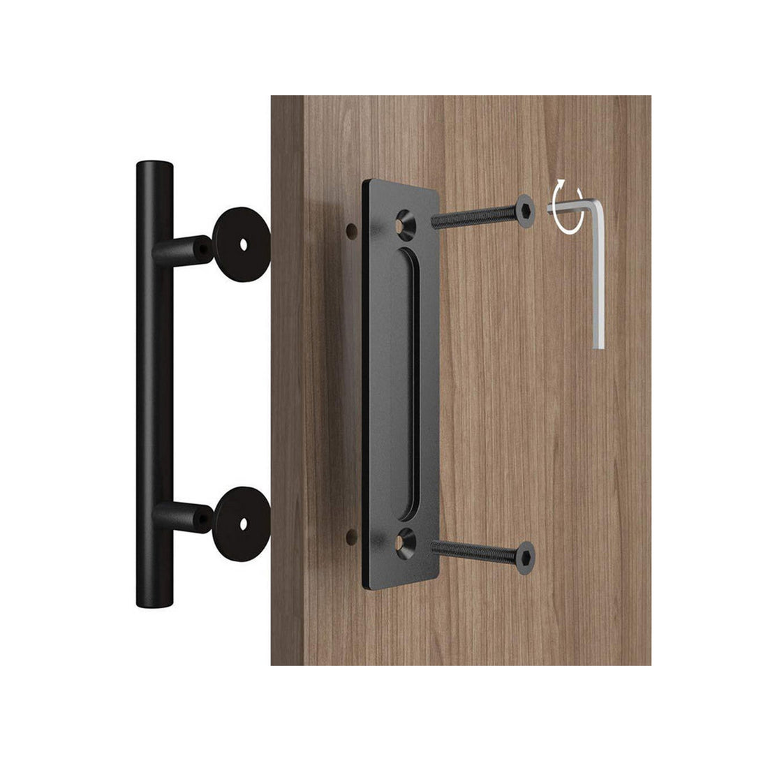 Barn Door Handle 12” - Black