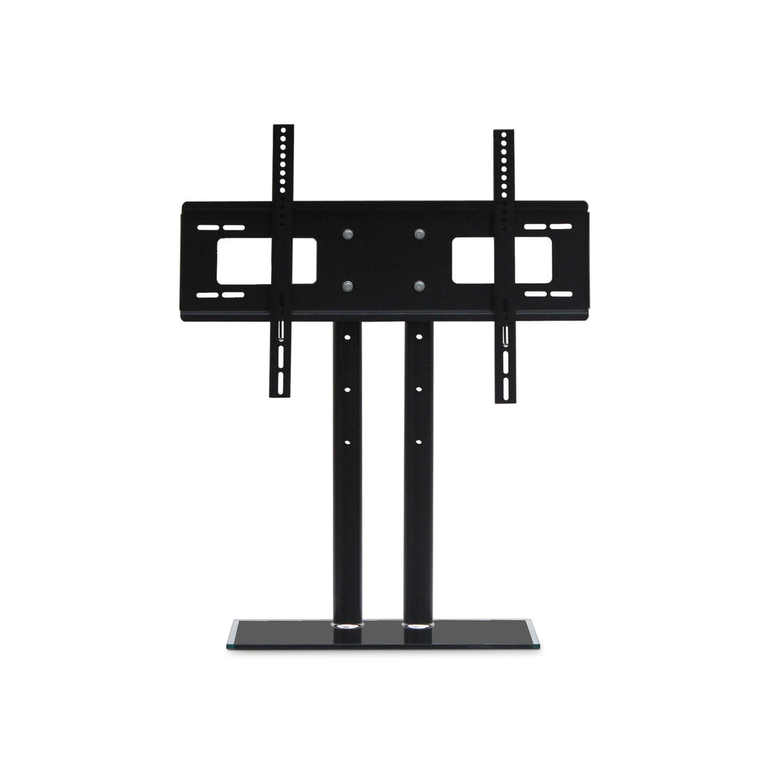 TV Stand With Glass Base Height Adjustable 32-70"