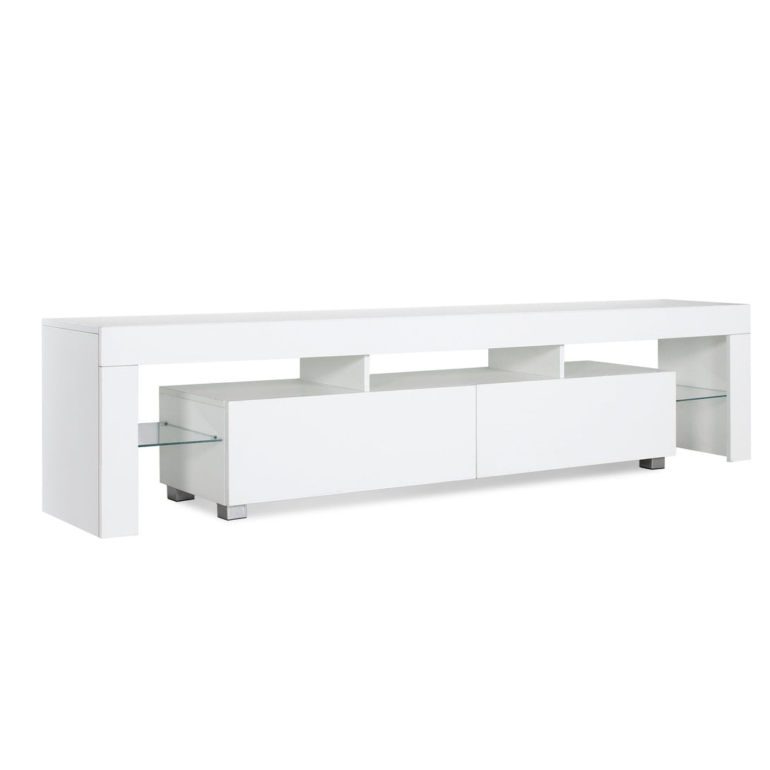 Arvada 2m LED Entertainment Unit - White