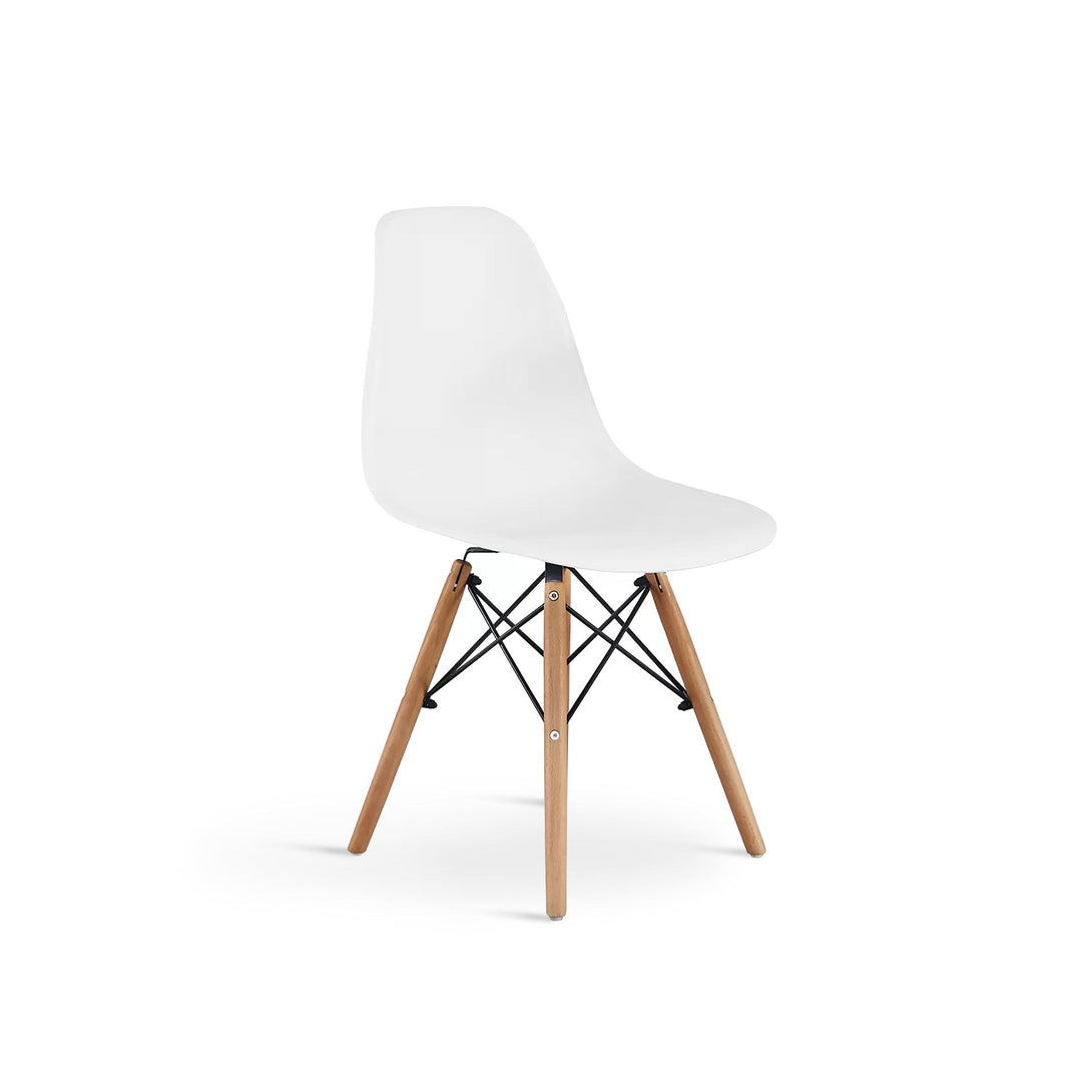 Maya Dining Chair Eiffel Tower Replica - Set of 4 - White