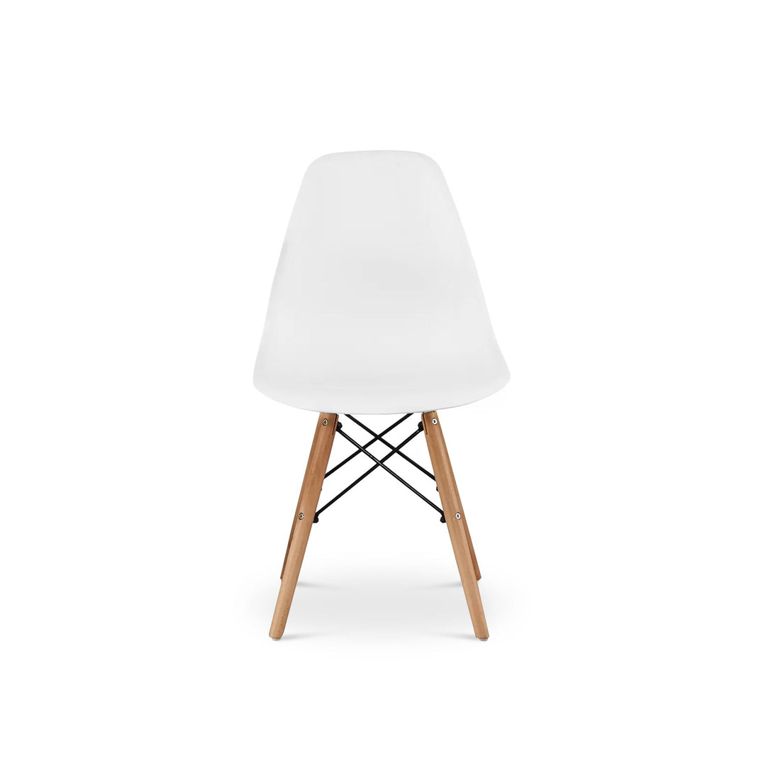 Maya Dining Chair Eiffel Tower Replica - Set of 4 - White