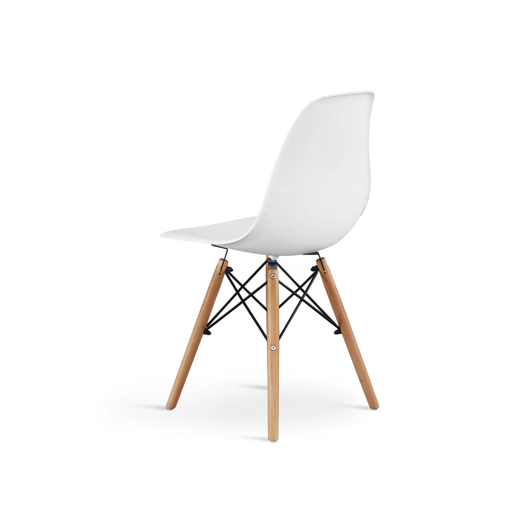 Maya Dining Chair Eiffel Tower Replica - Set of 4 - White