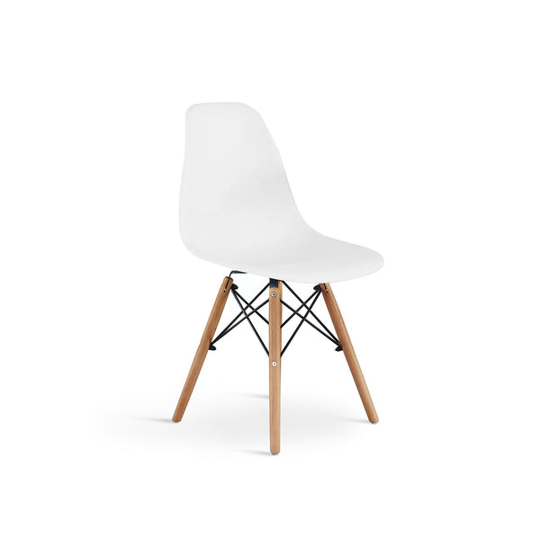 Maya Dining Chair Eiffel Tower Replica - Set of 2 - White