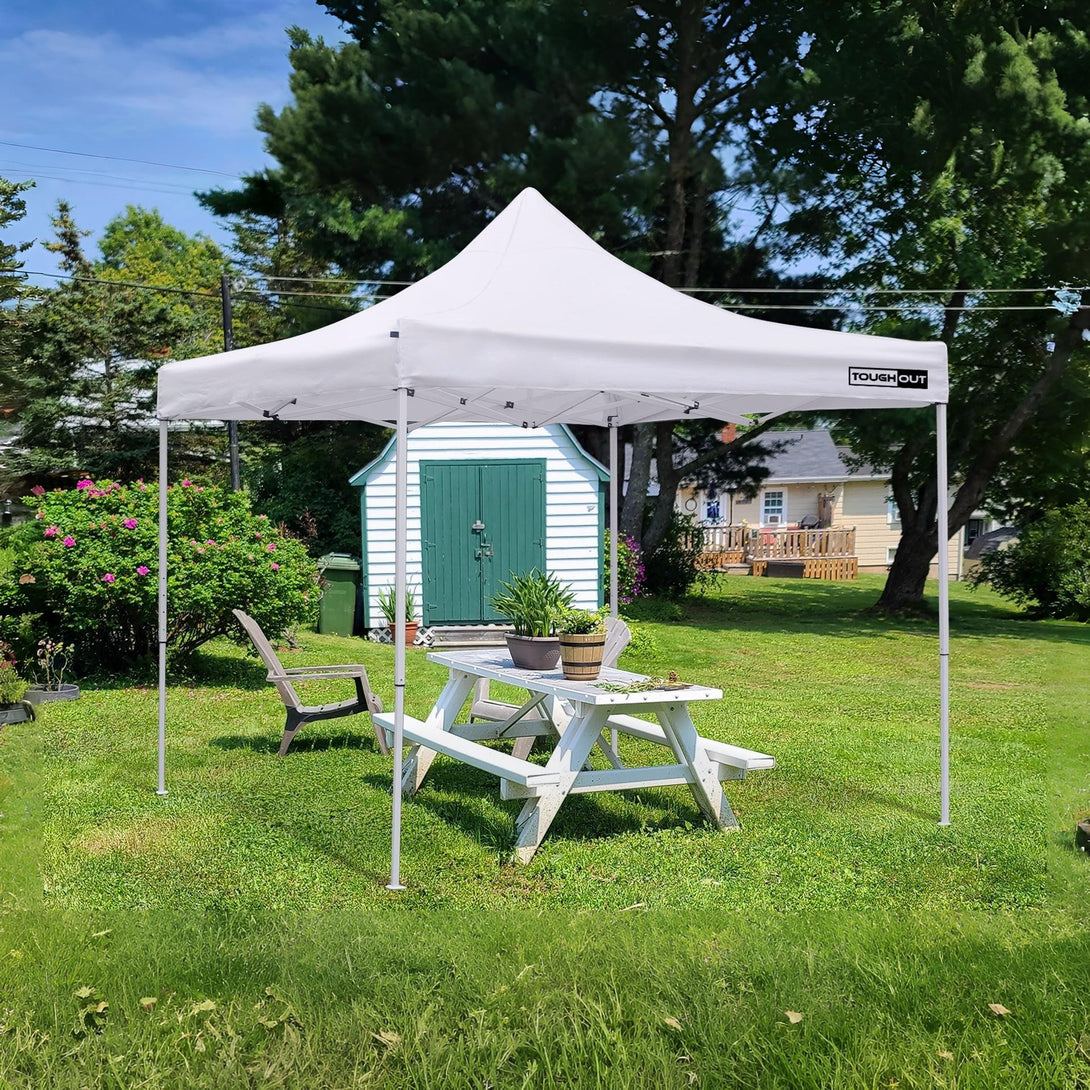 Toughout Breeze Gazebo with 3 Side Walls 3x3m - White