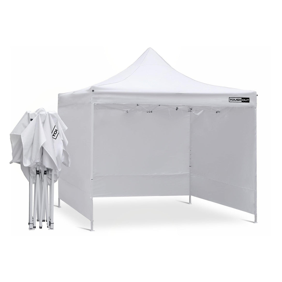 Toughout Breeze Gazebo with 3 Side Walls 3x3m - White