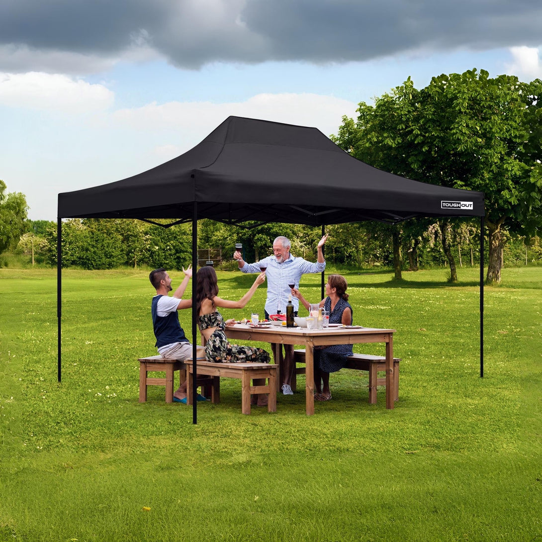 Toughout Breeze Gazebo 3 x 4.5m - Black