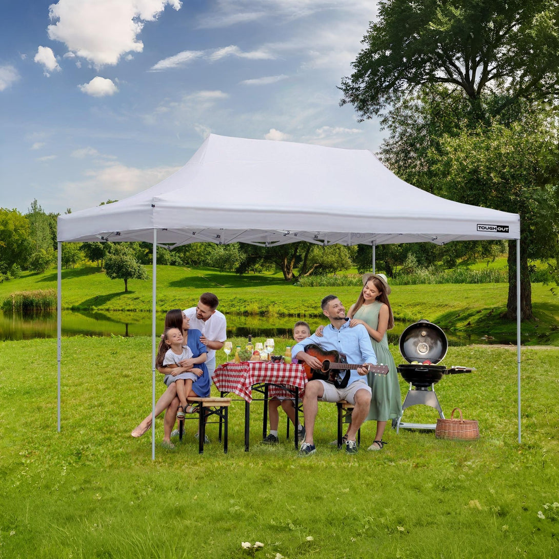 Toughout Breeze Gazebo 3 x 4.5m - White