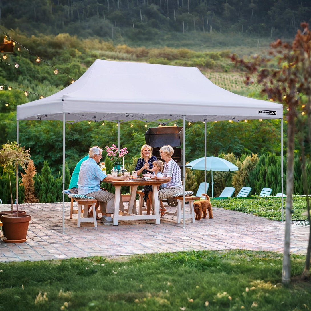 Toughout Breeze Gazebo 3 x 6m - White