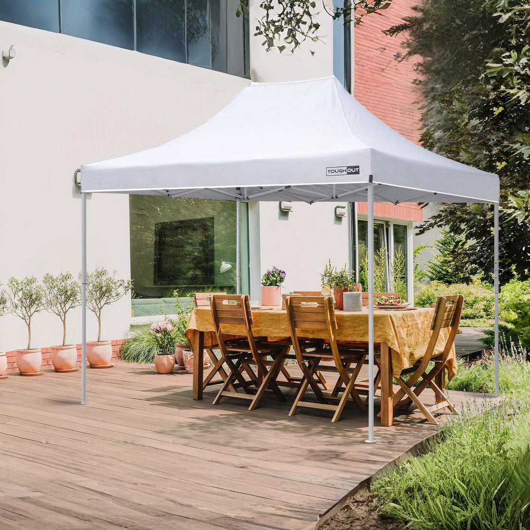 Toughout Thunderstorm Gazebo 3 x 4.5m - White