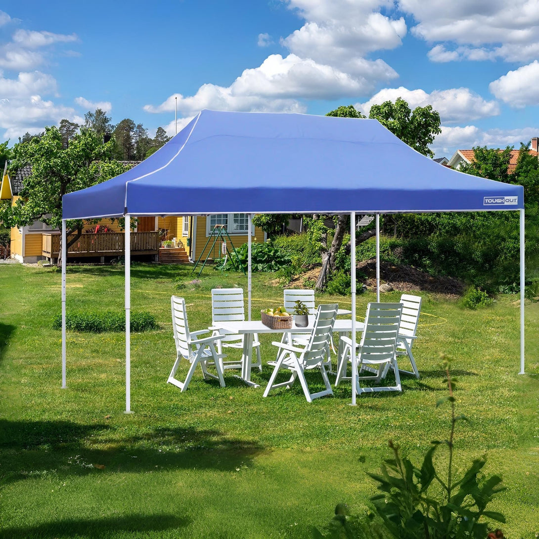 Toughout Thunderstorm Gazebo 3 x 6m - Blue