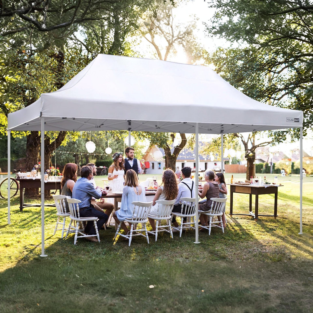 Toughout Thunderstorm Gazebo 3 x 6m - White