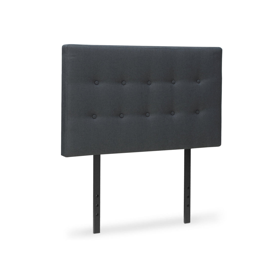 Susan King Single Fabric Upholstered Headboard - Charcoal