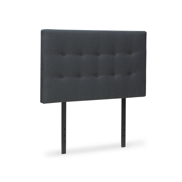 Susan King Single Fabric Upholstered Headboard - Charcoal