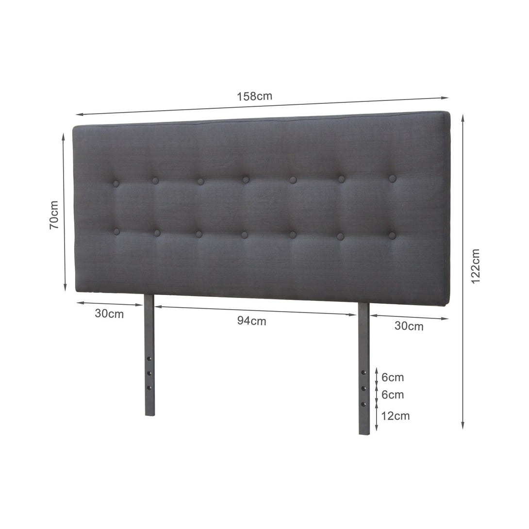 SUSAN Fabric Upholstered Headboard - QUEEN