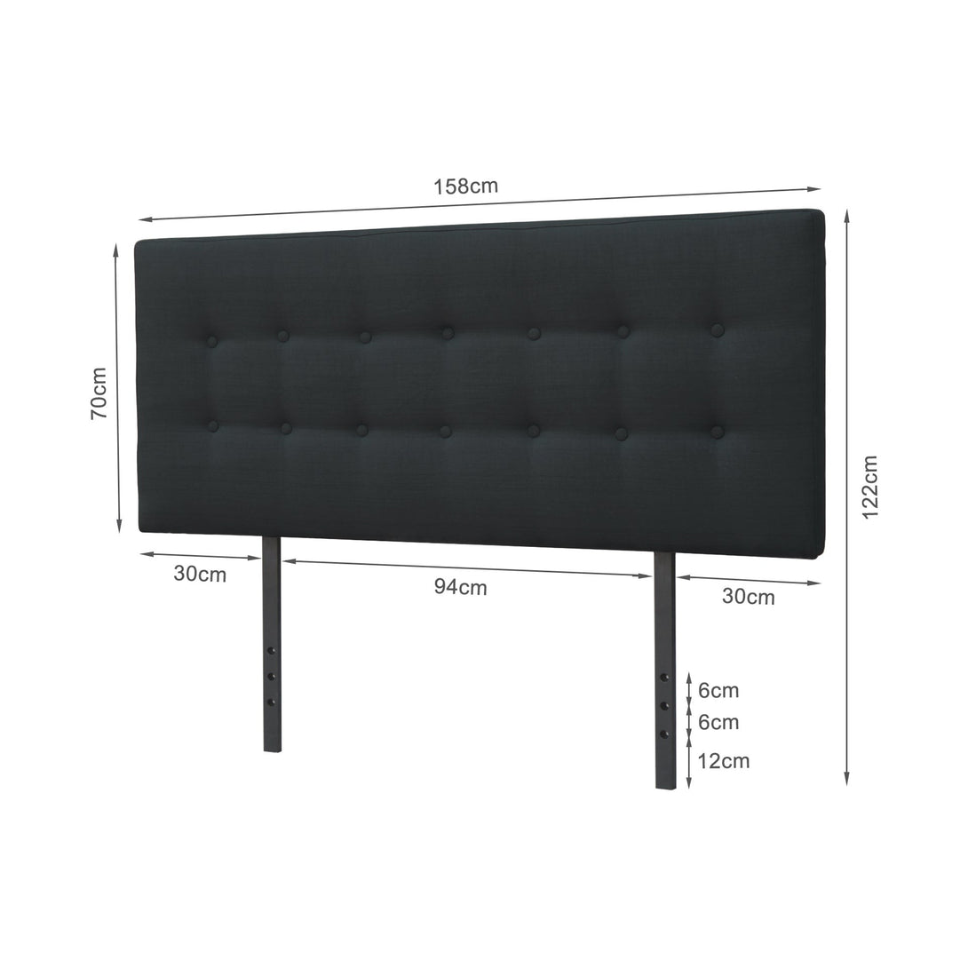 SUSAN Fabric Upholstered Headboard - QUEEN