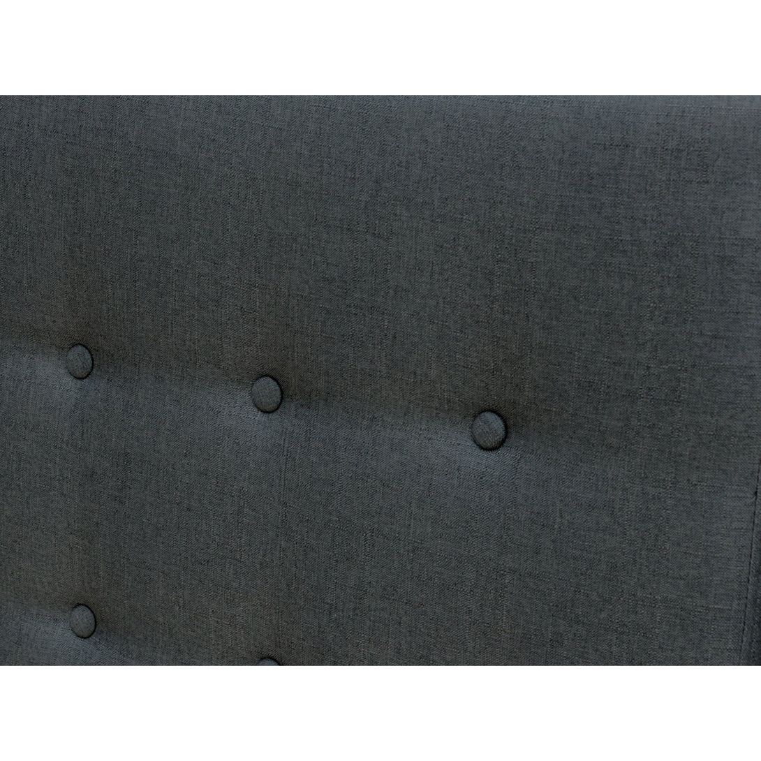 Susan King Single Fabric Upholstered Headboard - Charcoal