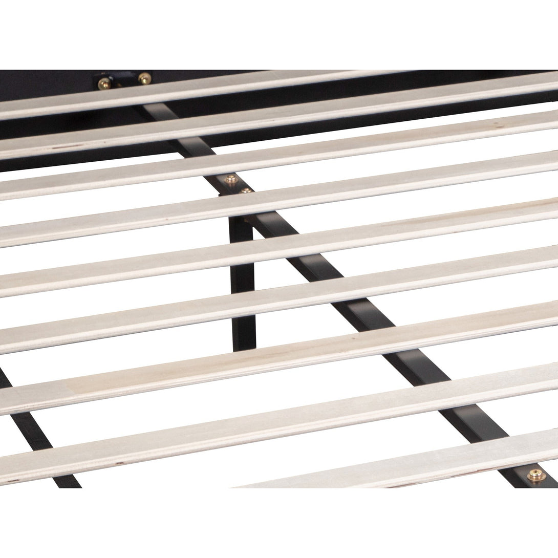 Augusta Queen PU Bed Frame - Black