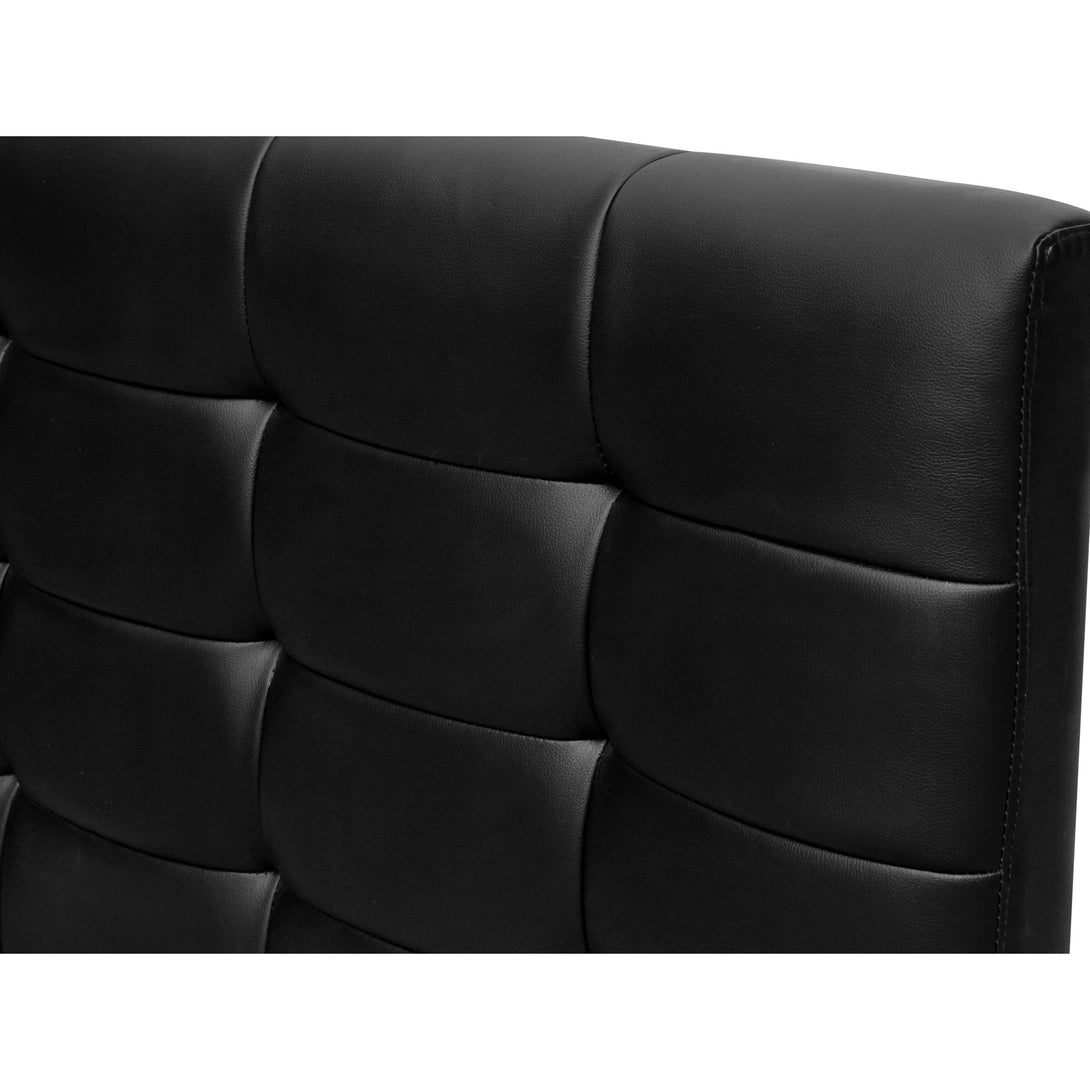 Augusta Queen PU Bed Frame - Black