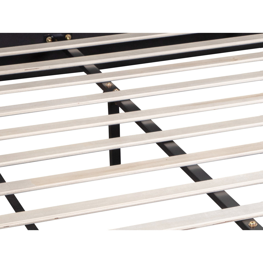 Augusta King PU Bed Frame - Black