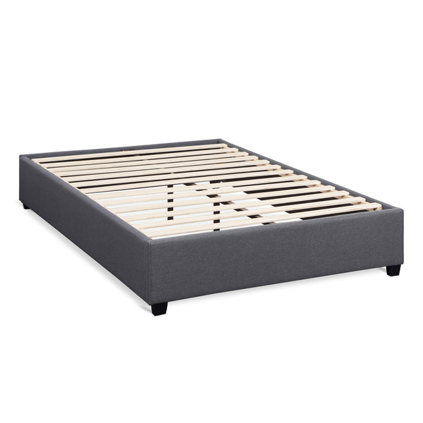 Bromo Double Bed Frame - Grey