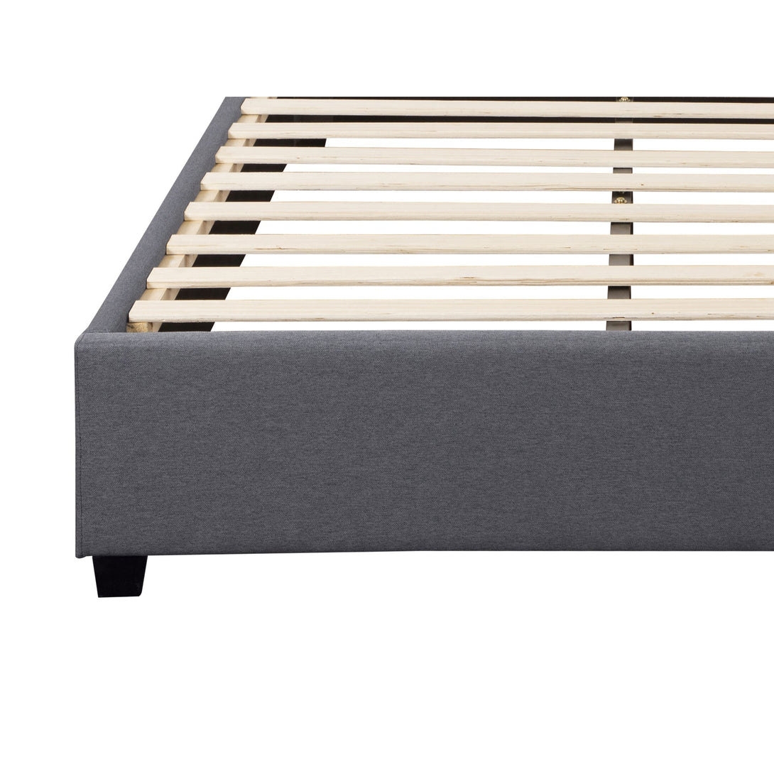 Bromo Double Bed Frame - Grey