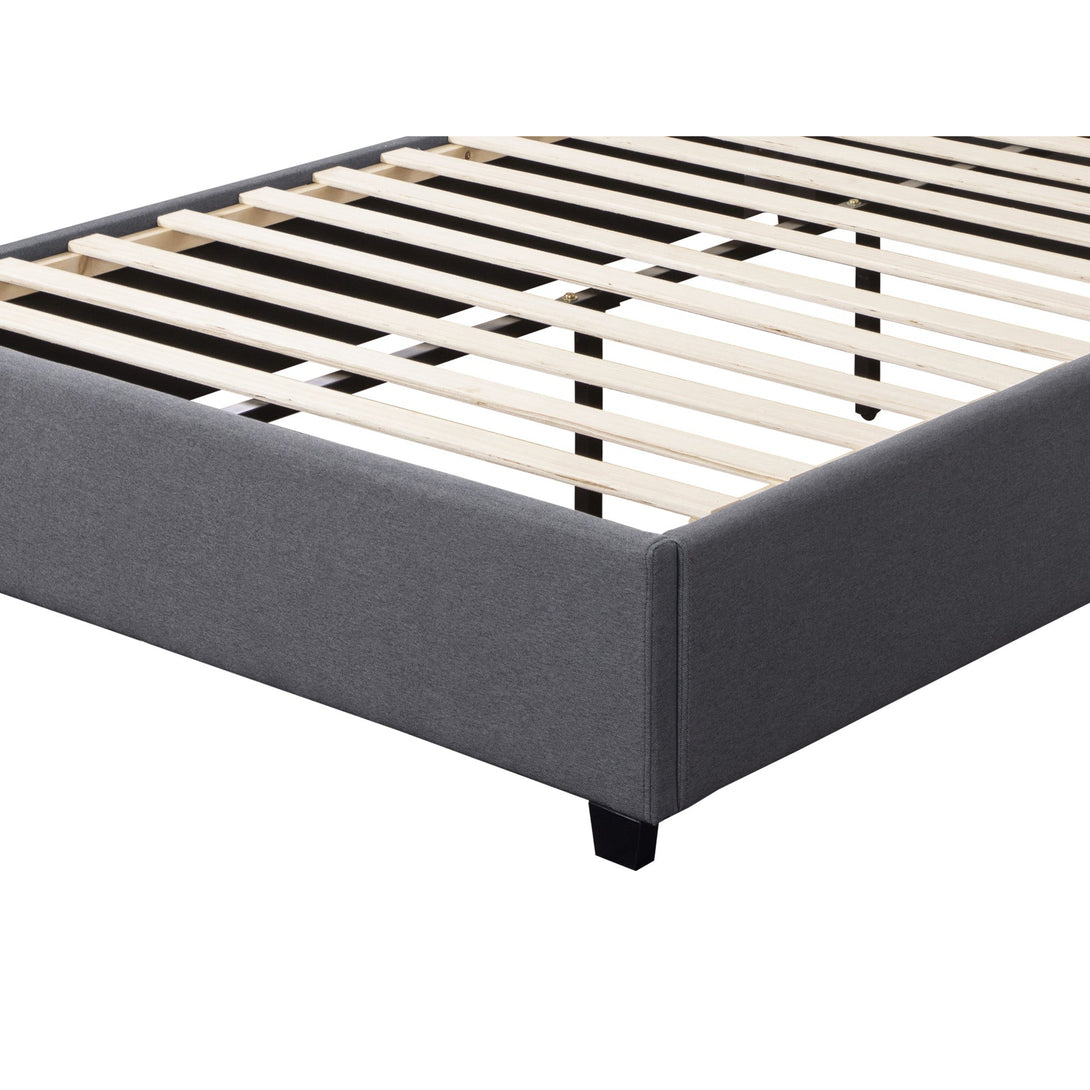 Bromo Double Bed Frame - Grey