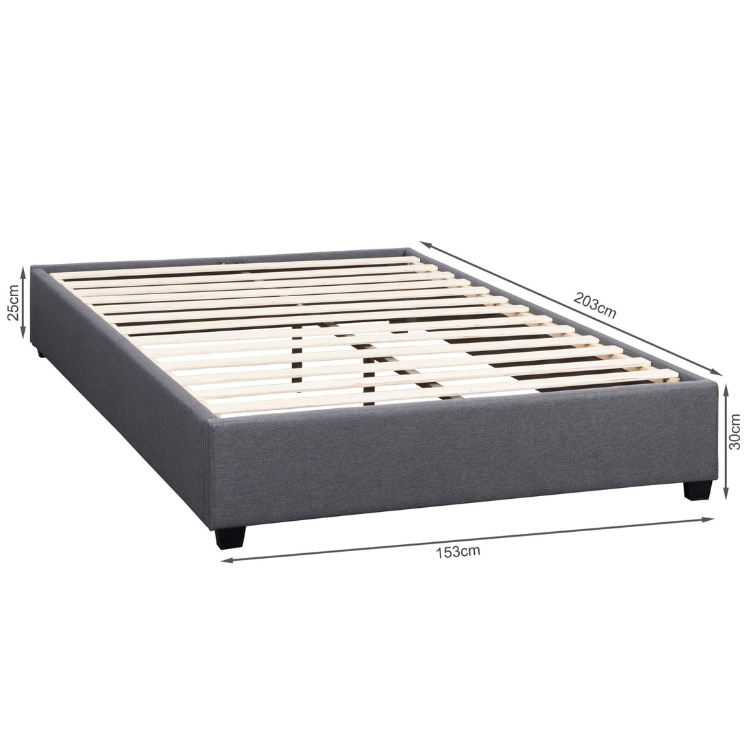 Bromo Queen Bed Frame - Grey