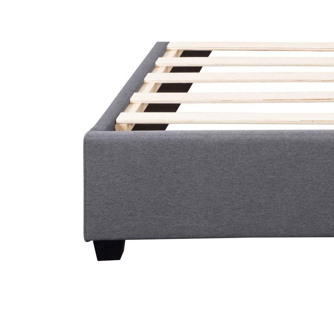 Bromo King Bed Frame - Grey