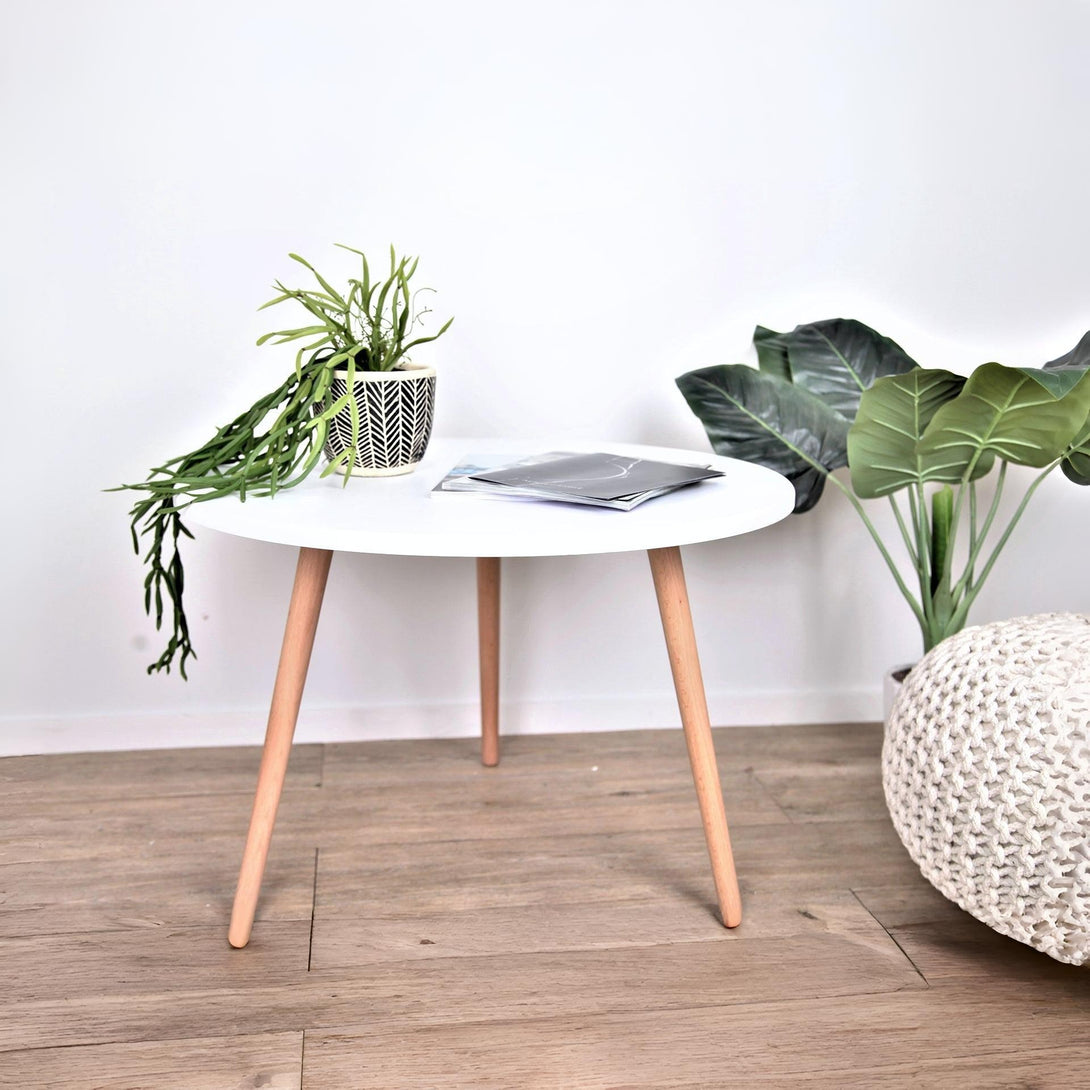 Elza Round Side Table Coffee Table 70cm