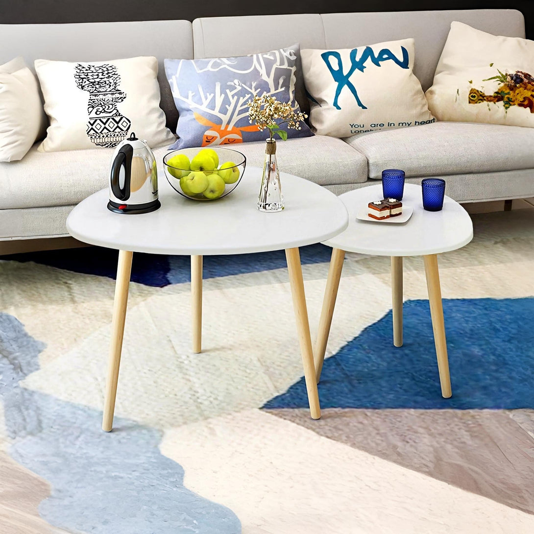 Lonnie 2pcs Coffee Table Side Table