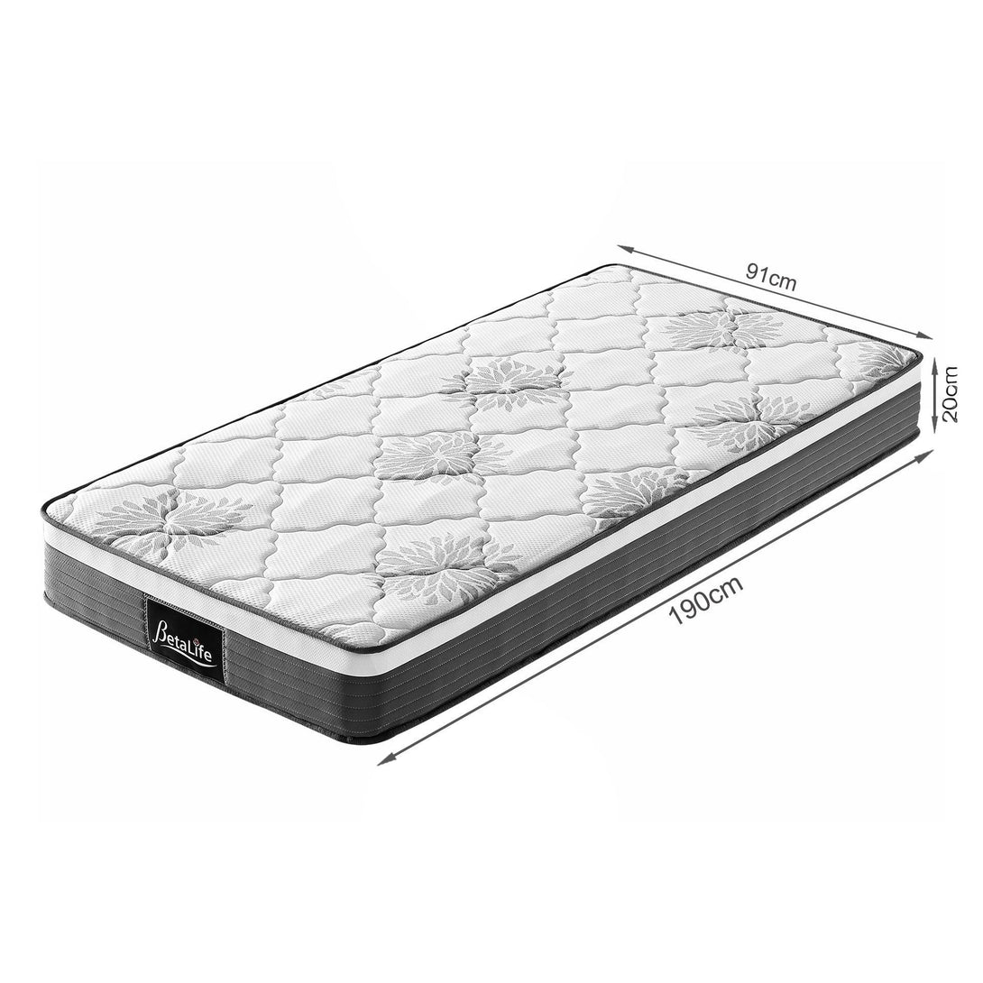 Deluxe 5 Zone Pocket Spring Mattress - Single