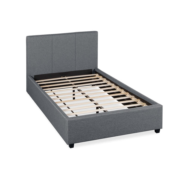 Shasta King Single Bed Frame - Dark Grey
