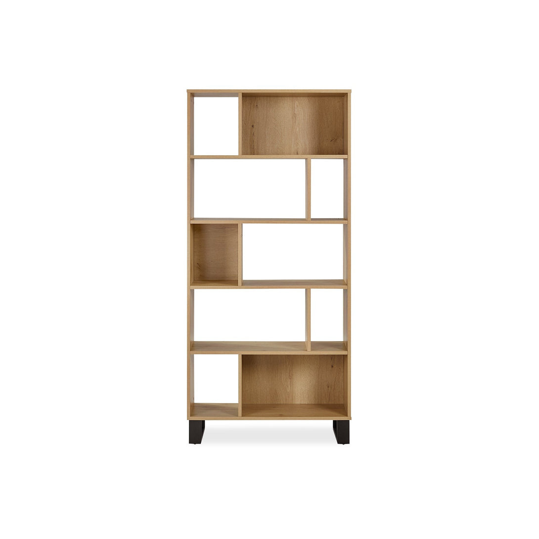 Frohna Bookshelf Display Shelf Bookcase Stand Rack - Oak