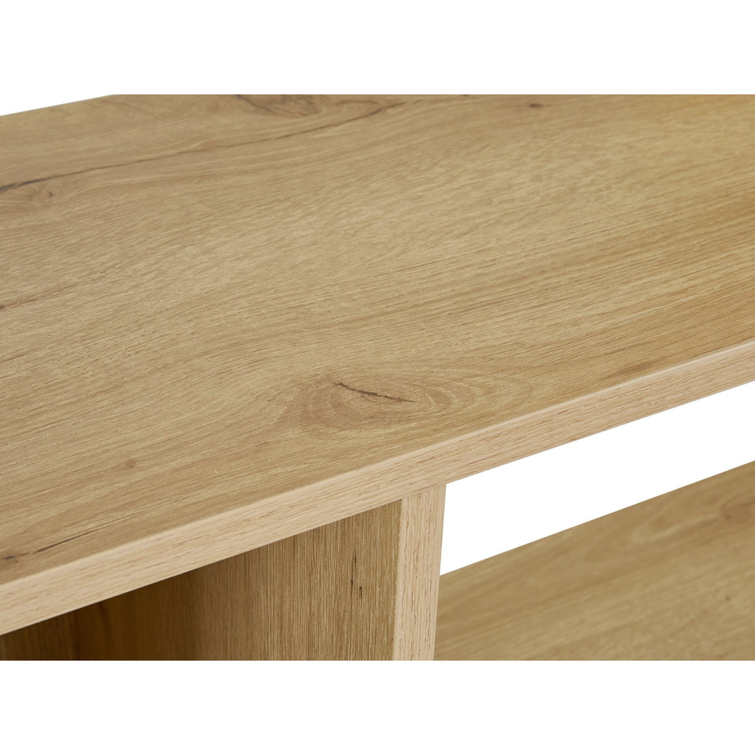 Frohna Bookshelf Display Shelf Bookcase Stand Rack - Oak