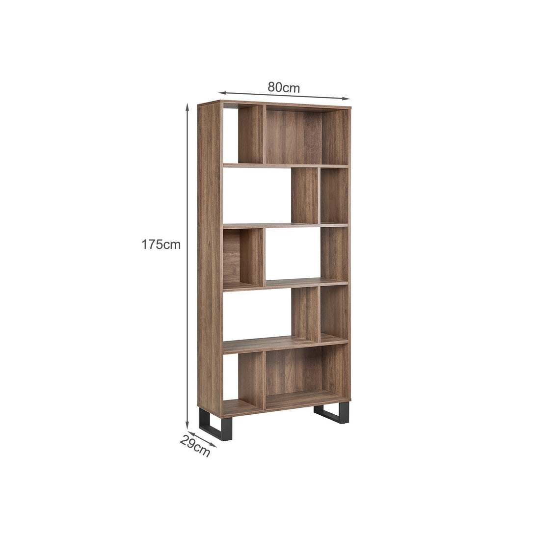 Frohna Bookshelf Display Shelf - Walnut