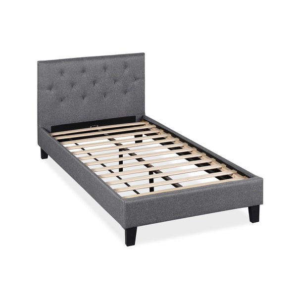 Blane Single Bed Frame - Dark Grey